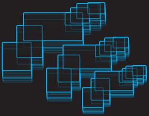 Rectangle Pattern Vector - Rectangle Abstract Pattern