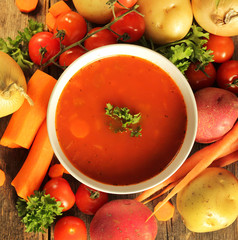 Vegetables soup