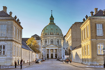 Copenhagen,the Frederik's Church 