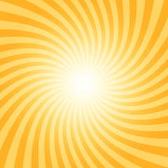 Sunray spiral pattern