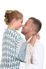 glückliche junge Menschen