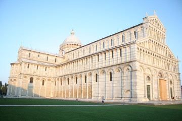 Leaning tower of Pisa square