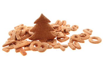 gingerbread christmas alphabet