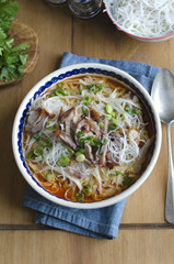 Singapore laksa soup