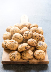 Homemade chocolate cookies