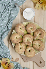 Italian cookies torchetti   