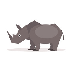 Rhinoceros. Vector Illustration