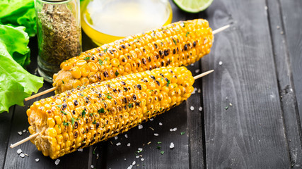 Delicious grilled corn