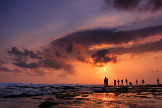 sunset moment