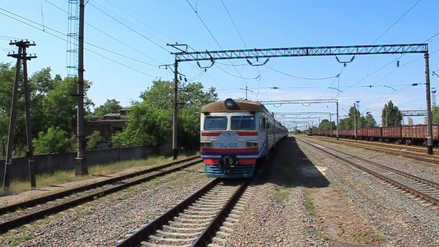 Suburban electric train