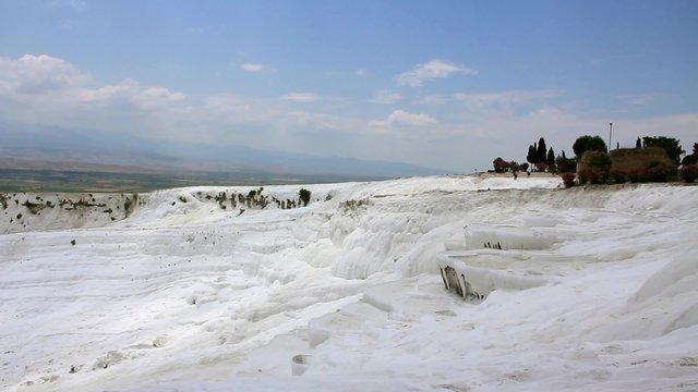 Pamukkale - cotton castle, Denizli Province in southwestern Turkey