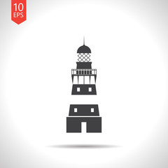 Vector lighthouse icon