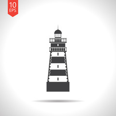 Vector lighthouse icon