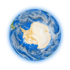 Antarctica on planet Earth