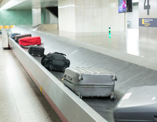 Luggage on the track