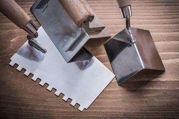 angle surfacers and steel putty spatulla