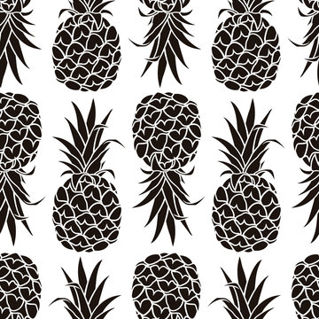 Pineapples background 003