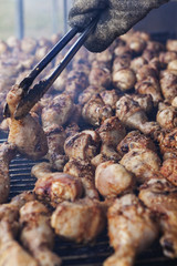 
Grilled meat and sausage