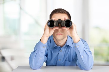 Binoculars.