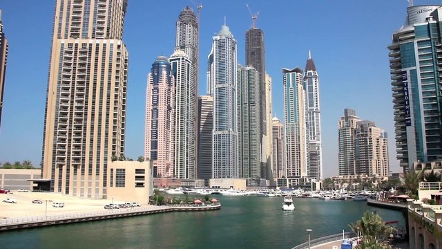Dubai Marina. United arab emirates