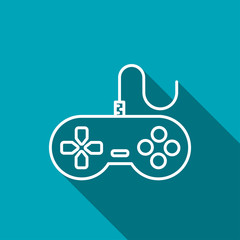 Gamepad vector icon