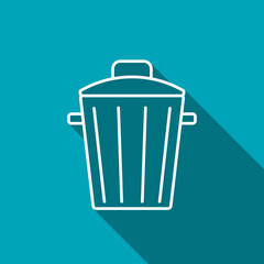 Trash can icon