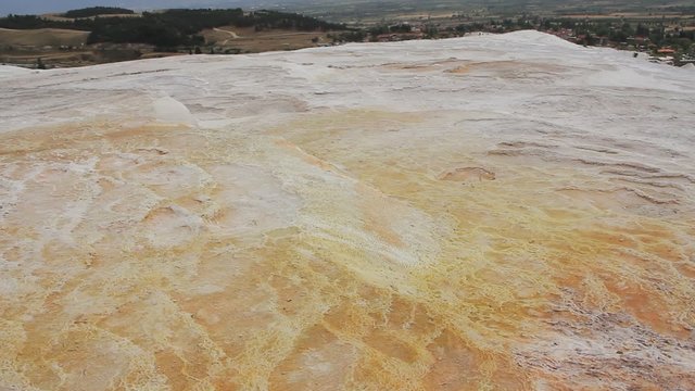 Pamukkale - cotton castle, Denizli Province in southwestern Turkey