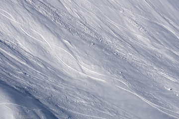 Snowy mountain, winter background