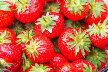 strawberry isolated on white background