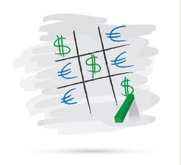 la devise , le dollar