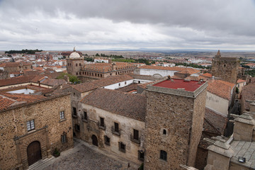 Hermosa ciudad monumental de Cáceres situada en la región de Extremadura, España