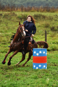 Barrel racer