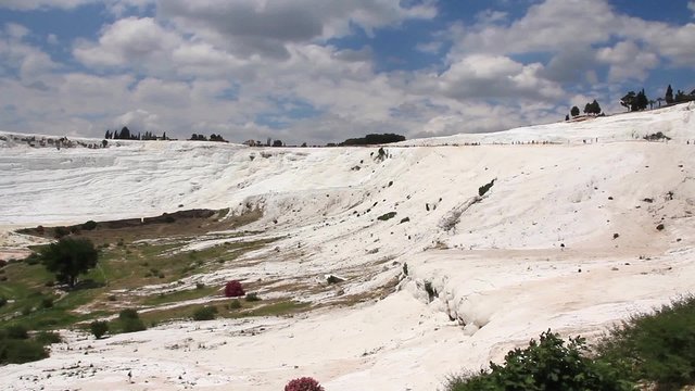 Pamukkale - cotton castle, Denizli Province in southwestern Turkey