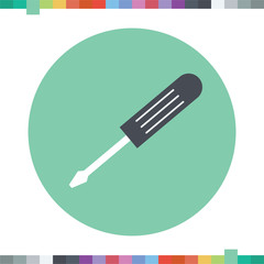 Screw driver icon.