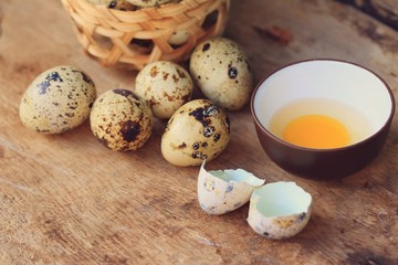 Quail eggs