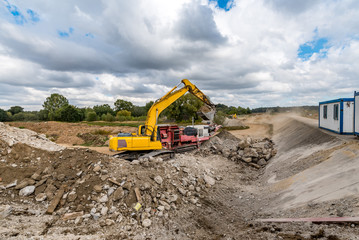 Obraz premium Dam reconstruction