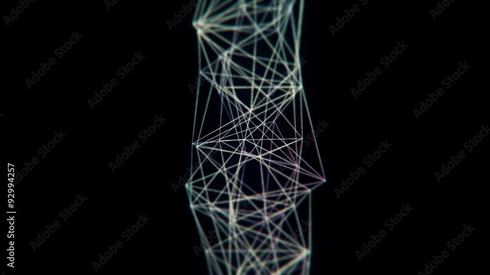Poster abstract simple background with triangles and network. hd.