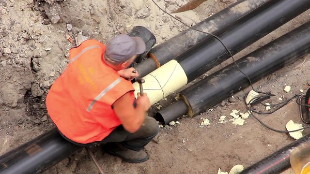 Insulated pipe line