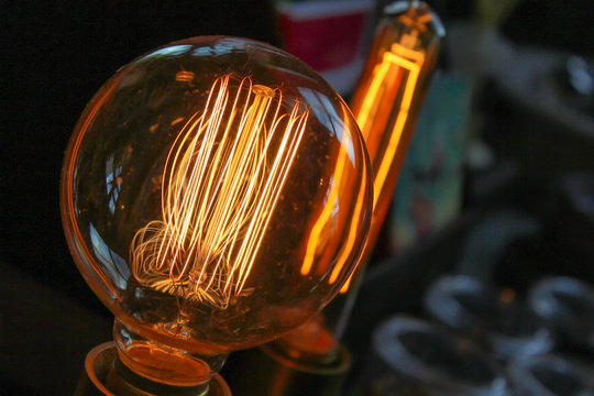 Light bulbs from an antique store in Atlanta, GA