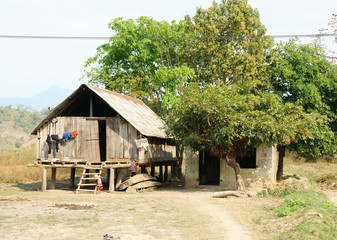 Fototapeta premium Buon Me Thuot, Daklak, poor life, Vietnam