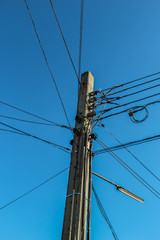 Electric post and lamppost