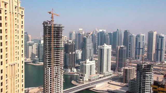 Development of Dubai Marina, United Arab Emirates