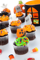 Halloween cupcakes