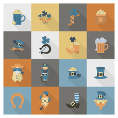Saint Patricks Day Icon Set