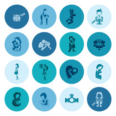 Happy Mothers Day Icons