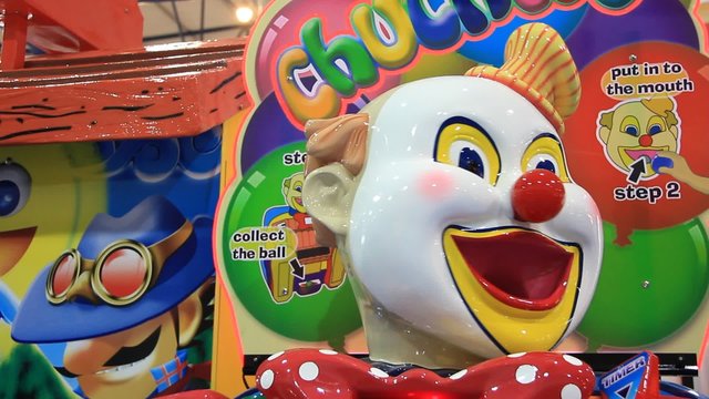 Cheerful clown