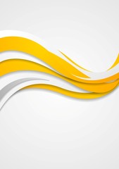 Bright wavy abstract corporate background
