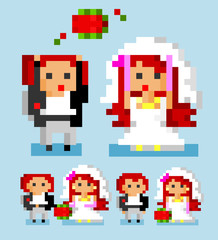 white Wedding bride