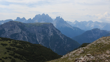 panorama dal monte Specie (Dolomiti)