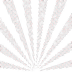 dotted rays pattern illustration